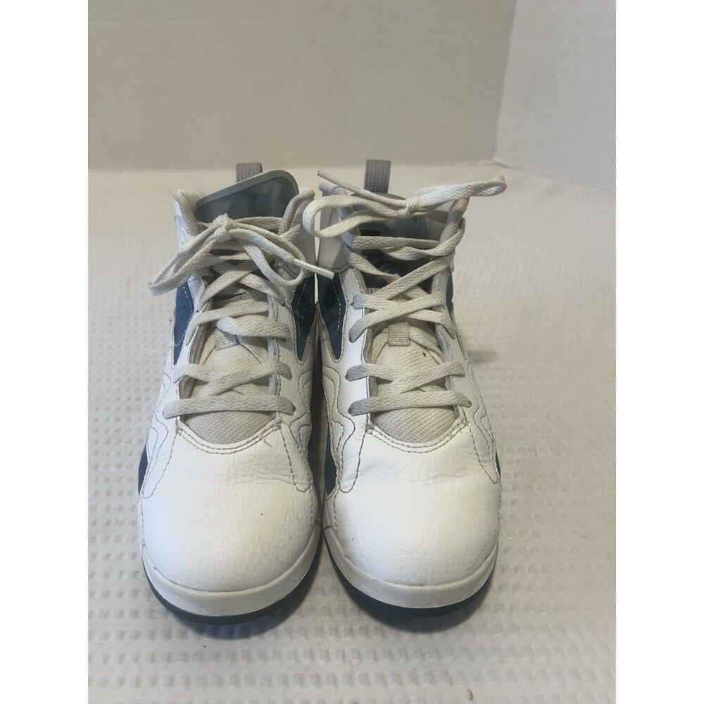 Youth Nike Jordan Jump Man MVP (PS) White Wolf Grey  Blue (DZ5578-101), Sz 3Y